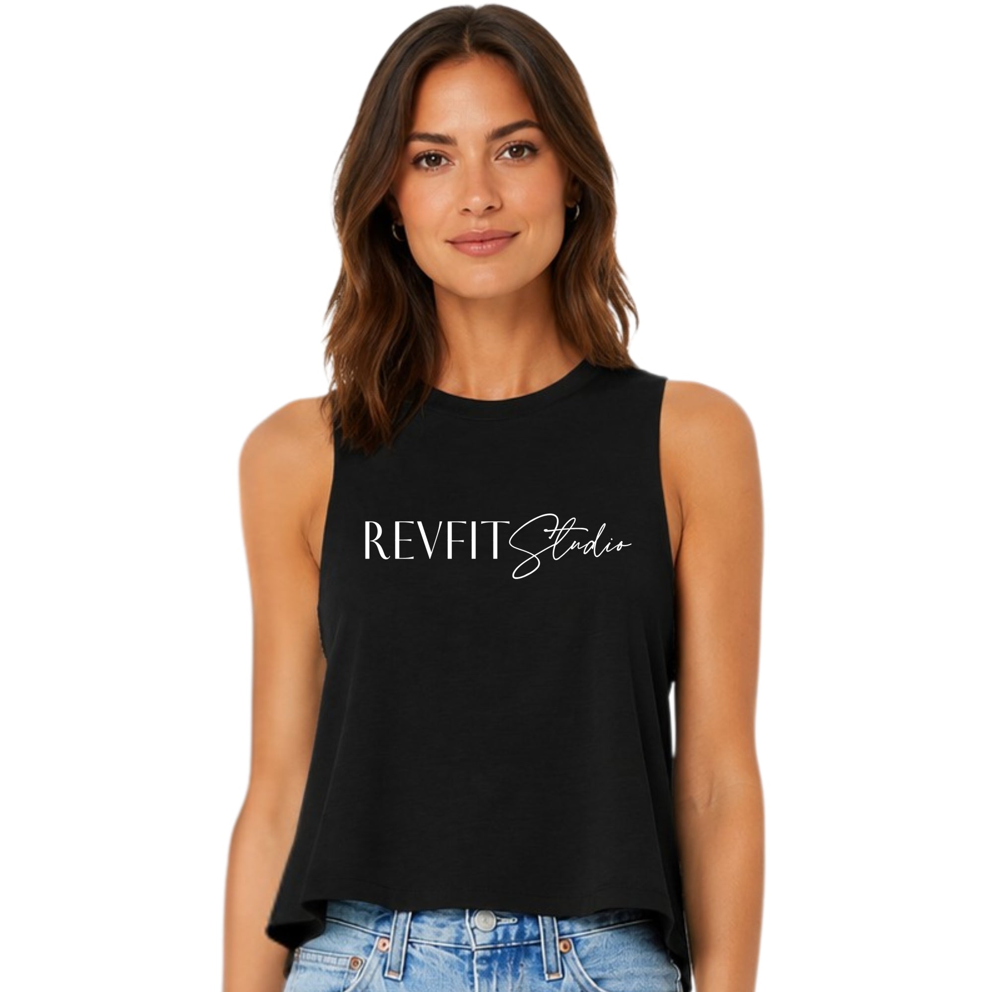 RevFit Studio Signature Flowy Crop Tank