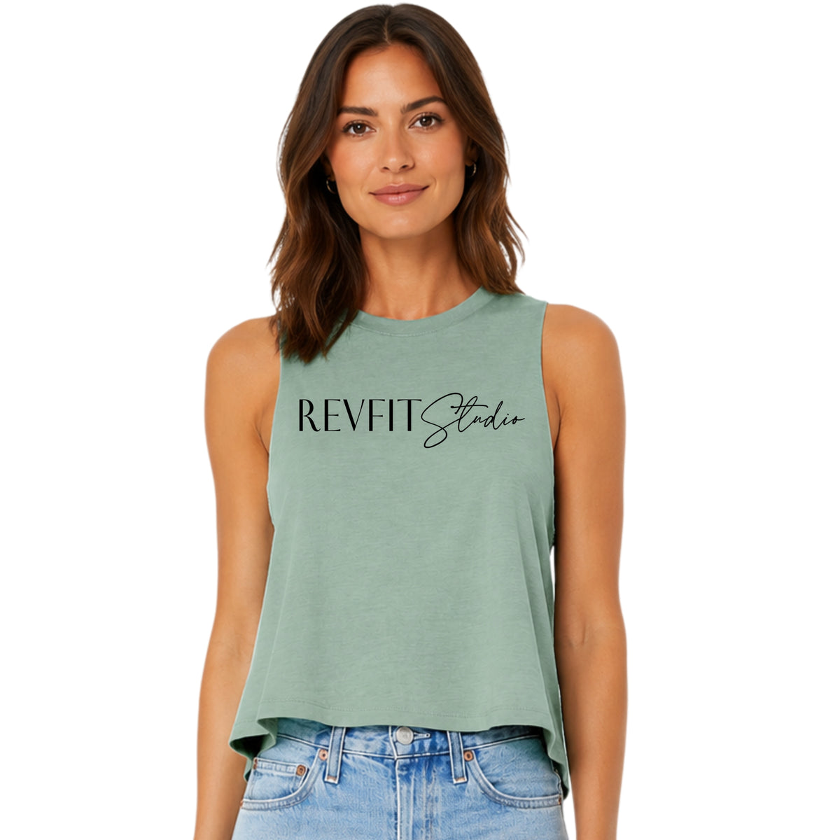 RevFit Studio Signature Flowy Crop Tank