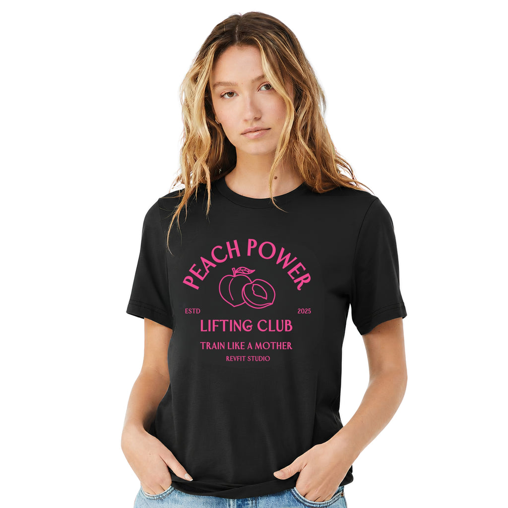 Peach Power Lifting Club Tee