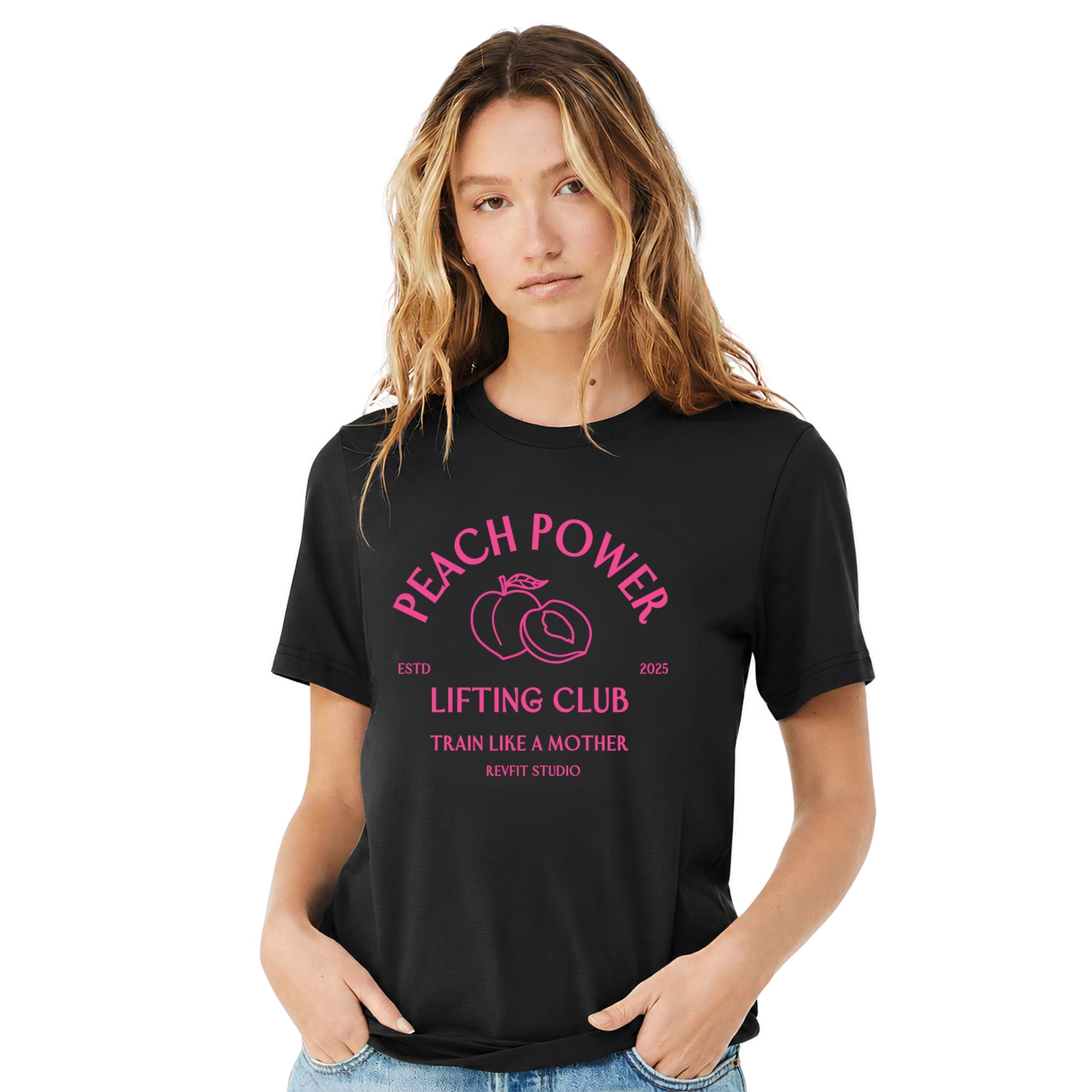 Peach Power Lifting Club Tee