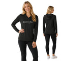 RevFit Studio Lightweight Long Sleeve Hoodie in Black - RevFit Summer Merch