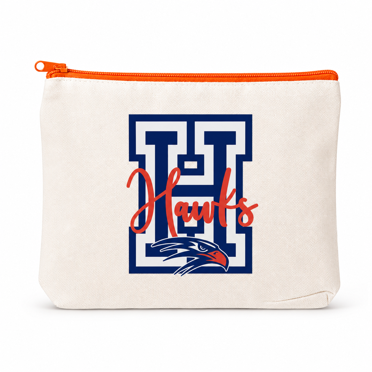 Hanahan Hawks Pouch with Zipper