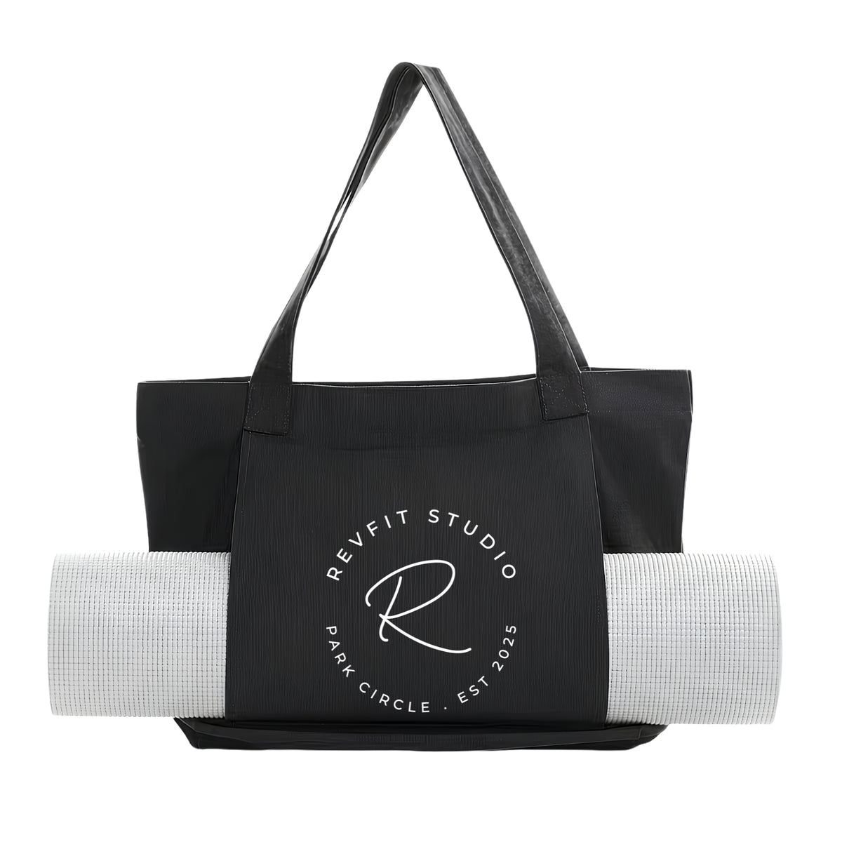 RevFit Studio Yoga Mat Tote with White Logo - RevFit Summer Merch