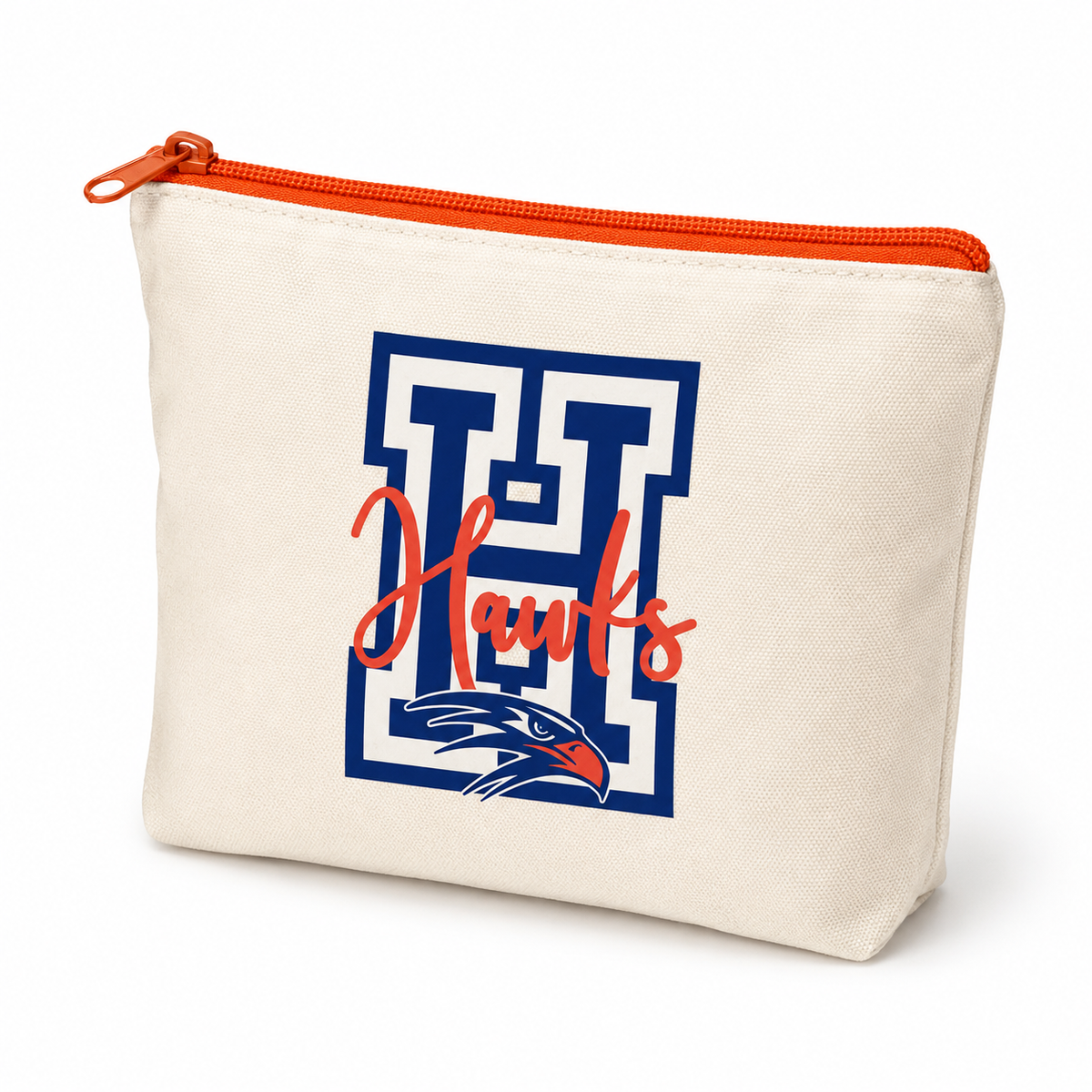 Hanahan Hawks Pouch with Zipper