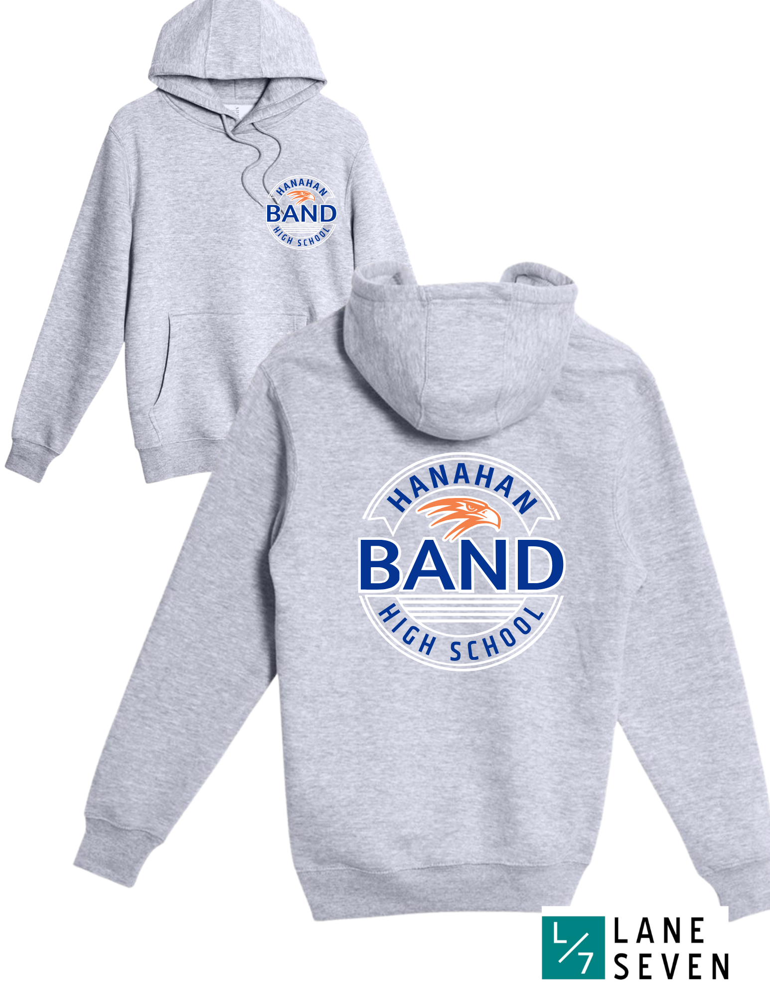 Hanahan Band Hoodie Gray