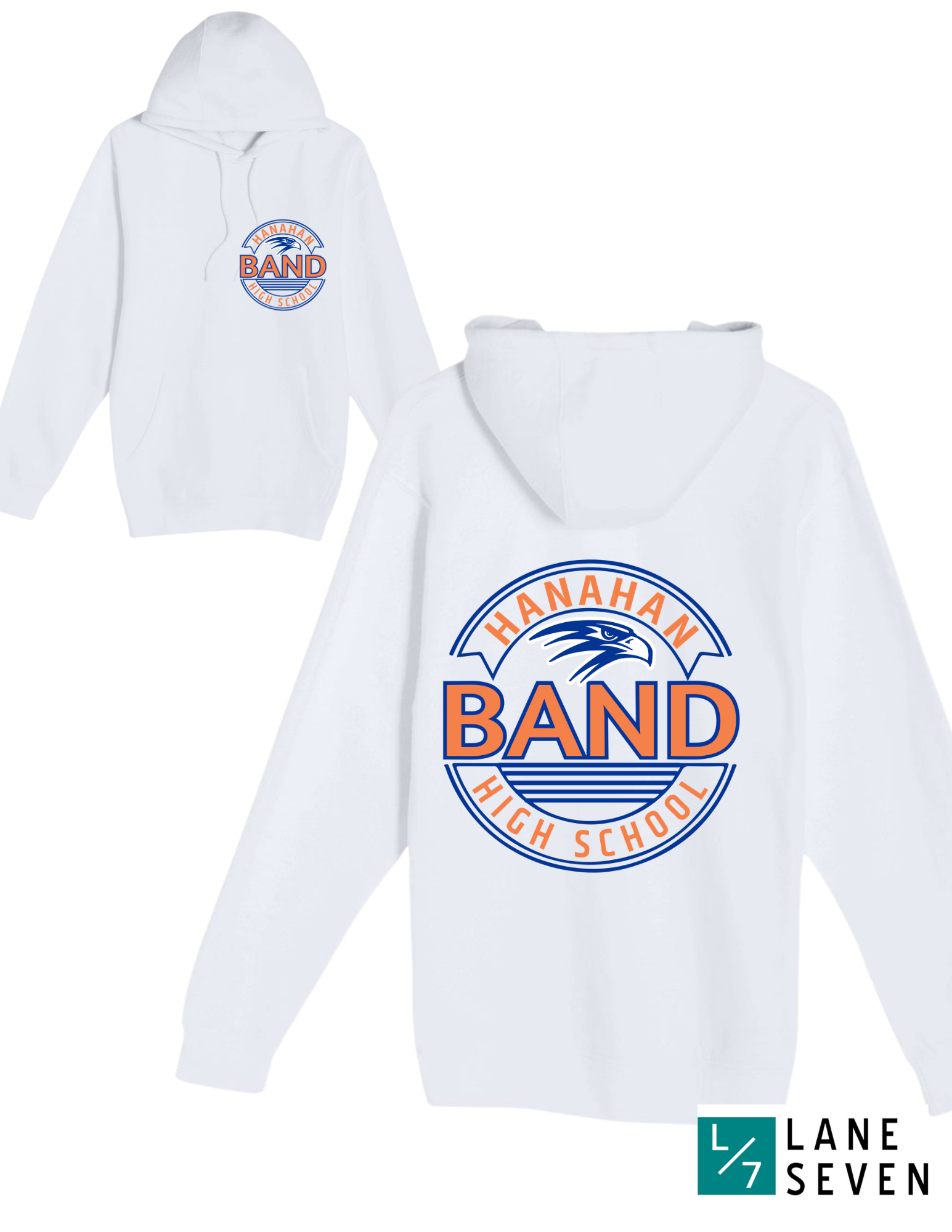 Hanahan Band Hoodie White