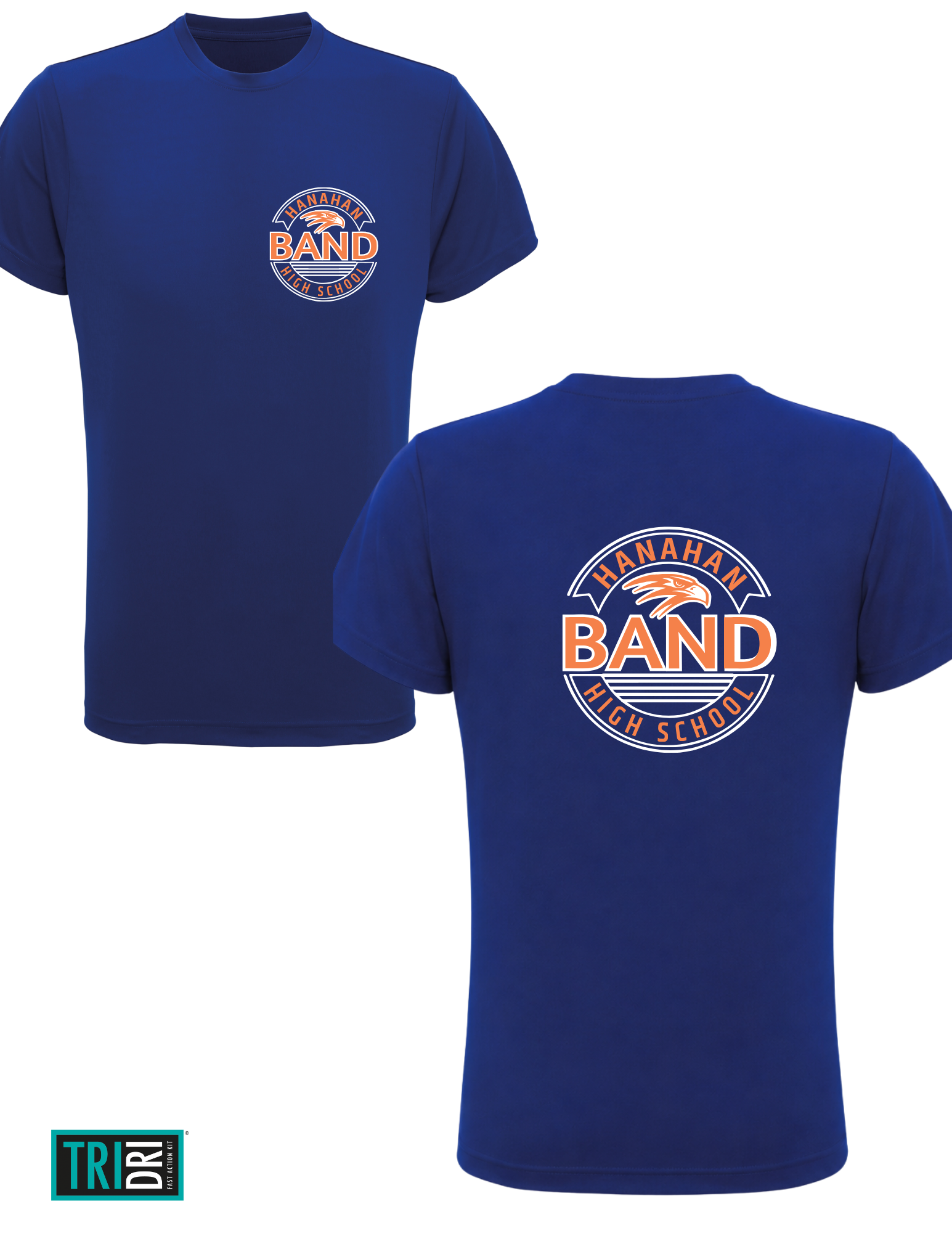Hanahan Band Performance Tee Royal