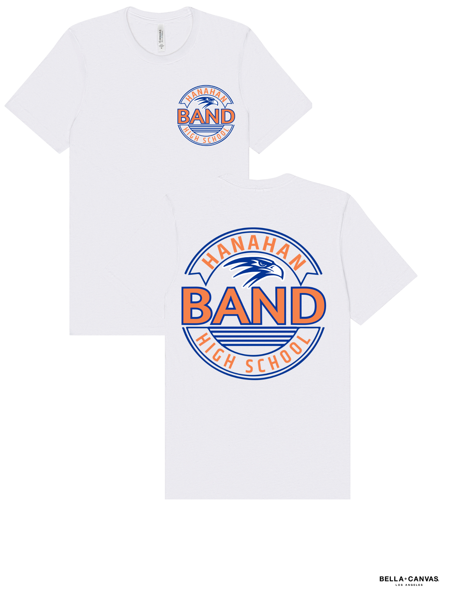 Hanahan Band Crew Shirt White