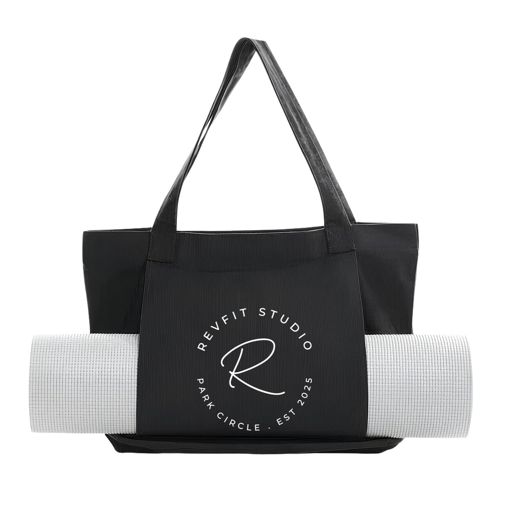 REVFIT Studio Yoga Tote — White Logo